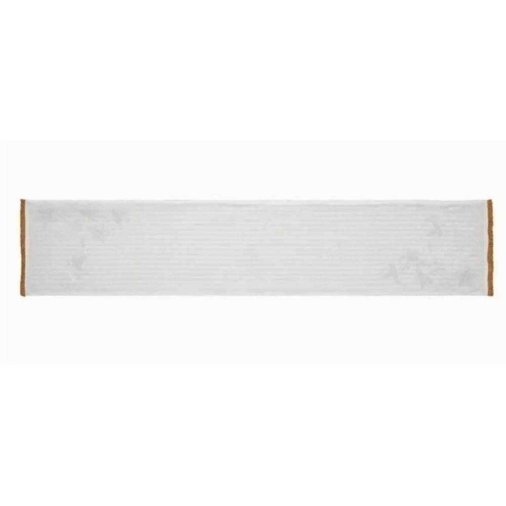 VHC Brands Primitive‎ Autumn Pumpkin Patch Stripes Table Runner 12x60 NEW